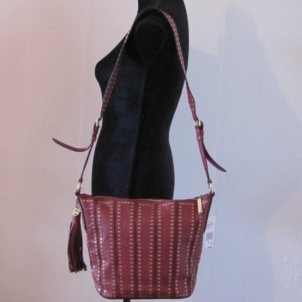 NWT Michael Kors Brooklyn Grommet Leather Tote - Picture 7 of 8